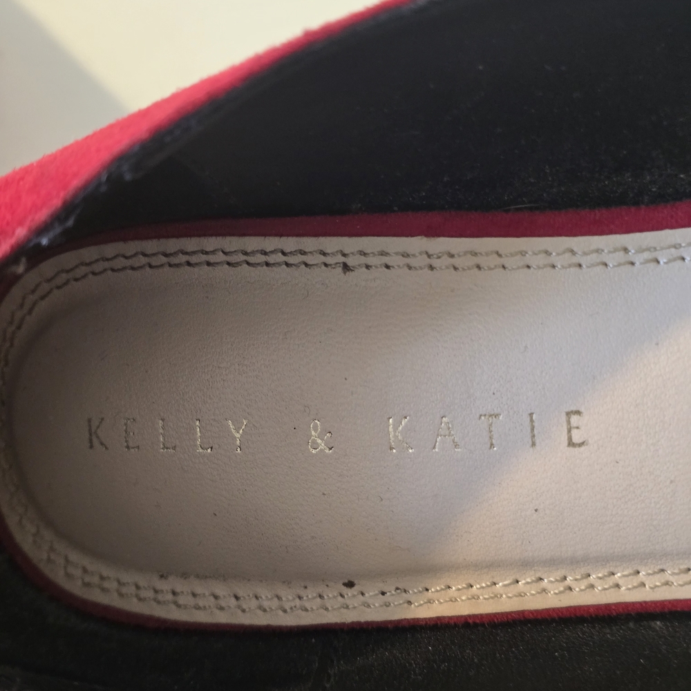 Kelly & Katie Red Kitten Heel Shoes - Picture 7 of 7